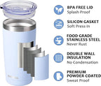 SUNWILL Travel Coffee Tumbler 20 oz, Insulated Mug - Image 2