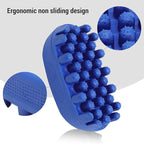 Silicone Twist King Hair Brush : Afro Comb for Wavy Curly Hair, Ergonomic Hair Styling Tool Washable Easy to Use