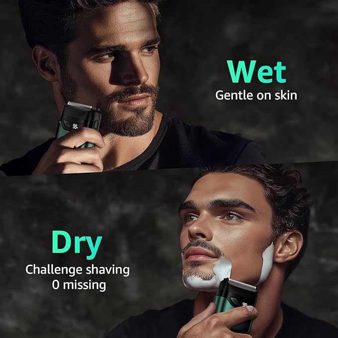 Electric Foil Shavers for Men, Mini Electric Razor, Compact Face Shaver - Image 7