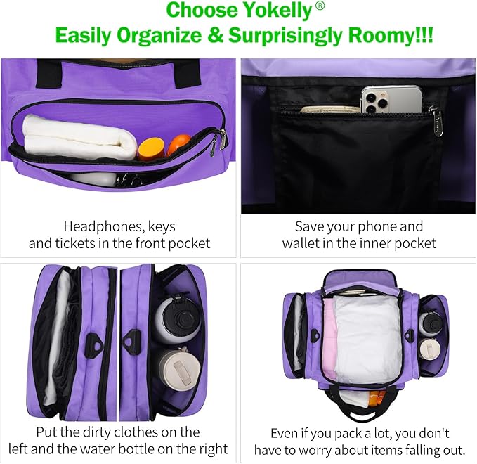 Sports Duffel Bag 20 inch for Travel Gym - Image 4