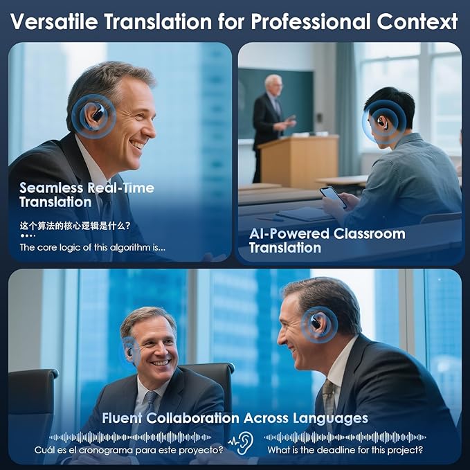 Translation Earbuds Real Time AI: Olycism AI Translator Earbuds - Image 2