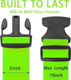 BILIONE 8 Pcs Luggage Straps, TSA Approved Add a Bag Premium Accessory - Image 2