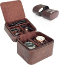 TSA-Friendly 2 Slot Watch Travel Case by EverWinSR