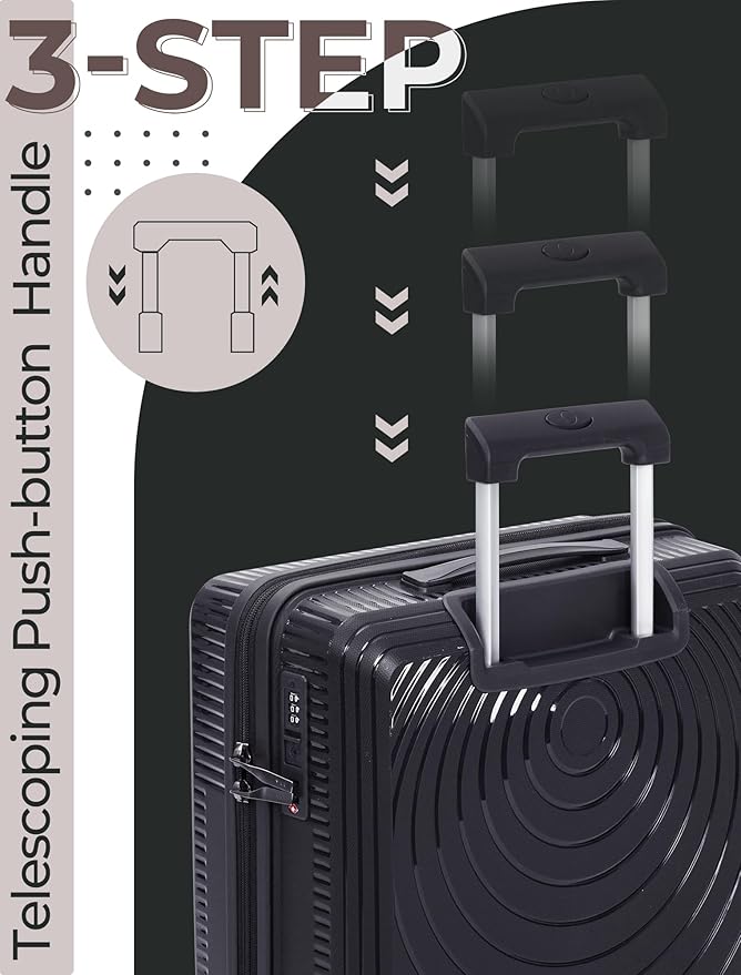 Luggage Sets 5 Piece, Suitcases - Image 3