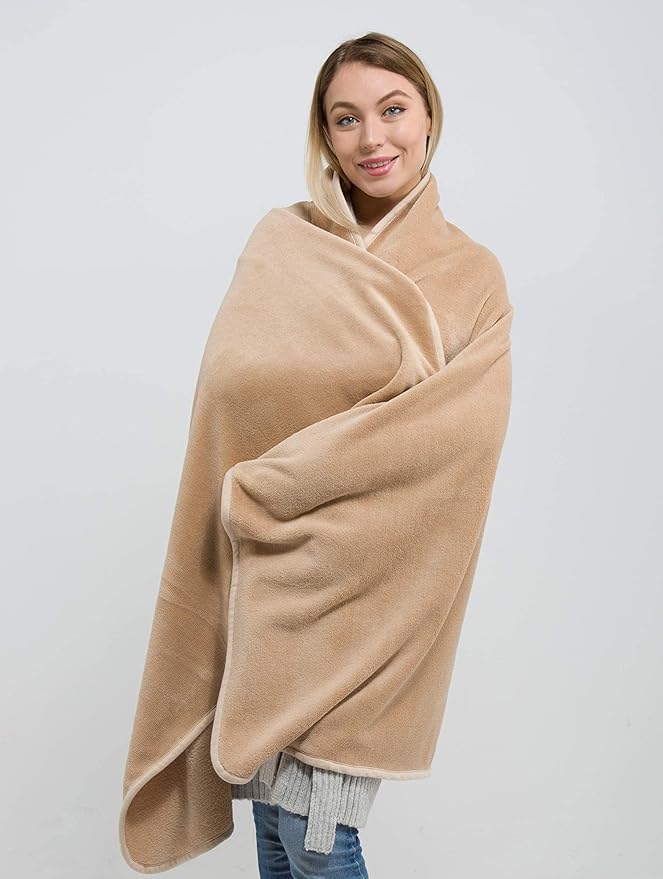 BlueHills Premium Soft Tall Travel Blanket Pillow - Image 4