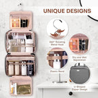 Toiletry Bag for Women with Jewelry Organizer Compartment, Jewelry Boxes for - Image 5