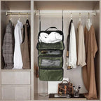 Suitcase Organizer, Travel Luggage Organizer Portable Hanging Travel Shelves - Image 7