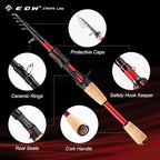 EOW XPEDITE LITE Portable Telescopic Fishing Rods & Combo, Spinning & Casting - Image 3