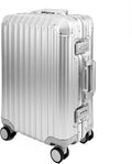 All Aluminum Luggage Suitcase 3 Sizes TSA Lock Carry On Silver by X2