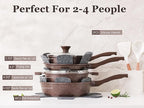 SENSARTE Nonstick Cookware Set 13-Piece, Healthy Pots and Pans Set Kitchen - Image 2