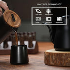DHPO Ceramic French Press Coffee Maker, 22 Ounce Coffee Press Manual Brewer - Image 8