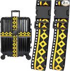 Geometric Arts Luggage Straps for Suitcases, Adjustable Luggage Travel Belt to by Unknown
