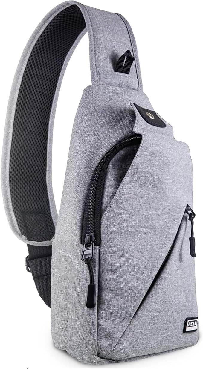 Peak Gear Travel Sling Bag. Compact Crossbody Bag | Lighter and Smaller than a by Peak+Gear