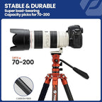 Fotopro 62 Inch Carbon Fiber Tripod 2.3lbs Ultralight Portable Travel Video - Image 4