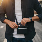 Buffway Slim Minimalist Front Pocket RFID Blocking Leather Wallets - Image 7
