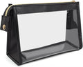 Small Clear Makeup Bag, Waterproof Clear Travel Toiletry Bag Case Cosmetic Bag by FFpaw