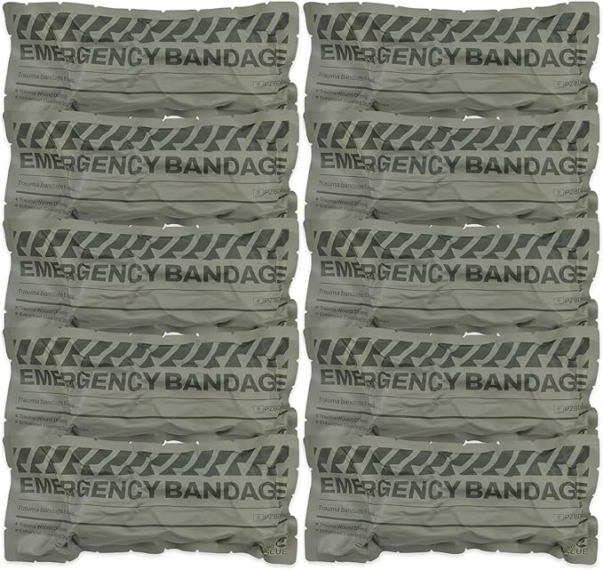 RHINO RESCUE 6" Emergency Compression Bandage Strile Trauma Wound Dressing by RHINORESCUE