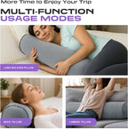 ETROL Inflatable Body Pillow for Adults, 35-inch Long Pillows for Bed, Bolster - Image 8