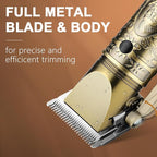 GSKY Professional Hair Clippers, Beard Trimmer for Men Electric Razor, Clippers and Trimmers Set Shavers for Men, Barber Clippers Hair Cutting Kit
