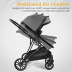 Lite 2.0 Baby Stroller with Newborn Mode, 2-in-1 Foldable Infant Stroller with - Image 3