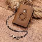 Mens Wallet Card Holder: Pop Up Aluminum Case, Genuine Leather, RFID Blocking - Image 9