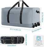 Finnhomy 120L Foldable Rolling Duffel Bag - Image 2