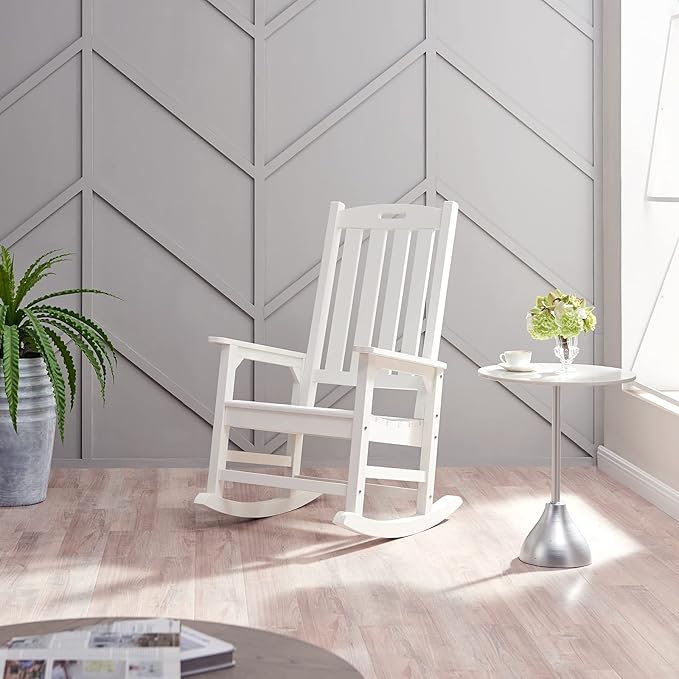 Psilvam Oversized Outdoor Rocking Chair, - Image 2