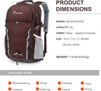 MOUNTAINTOP 25L/40L Hiking Backpack, Lightweight Travel Backpack - Image 2
