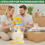 Vacuum Storage Bags, Comforters, Pillows-5 Jumbo+5Large Space Bag Vacuumm - Image 3