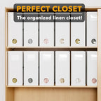 SpaceAid 12 Pack Bed Sheet Organizers and Storage, Foldable Sheet Organizer - Image 5