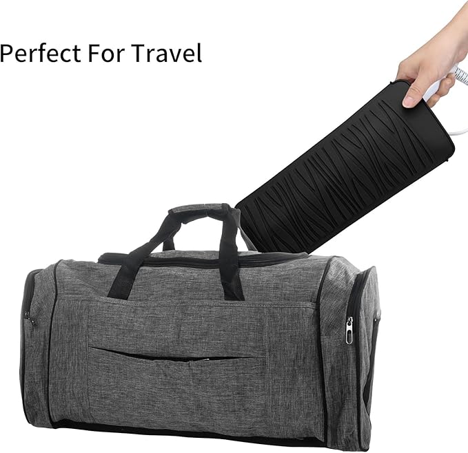 Heat Resistant Travel Mat Pouch for Hair Straighteners,Crimping Irons,Curling Wands,Flat Irons and Styling Tools