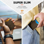 BULLIANT Men Wallet Gift Boxed, Slim Front Pocket Wallet Money Clip Card Holder - Image 7