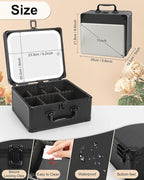 Makeup Box with LED Mirror, Makeup Bag with Light up Mirror& Adjustable - Image 5