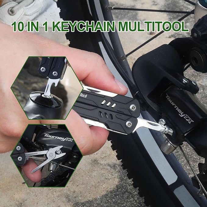 NexTool Keychain Multitool, Mini Sailor Scissors, 10 in 1 Mini Multitool - Image 6
