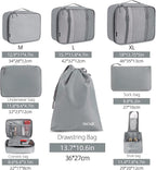 BAGAIL 8 Set Packing Cubes Luggage Packing Organizers - Image 2