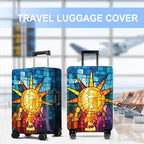 Luggage Cover Washable Suitcase Protector Anti-scratch Suitcase cover Fits - Image 5