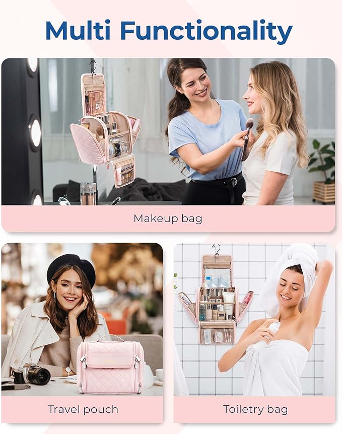 BAGSMART Makeup Bag for Women - Image 4