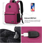 Laptop Backpack, Bookbag for Women and Teen Girls School Backpack - Image 7