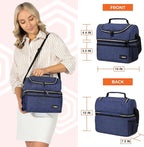 OPUX Lunch Box For Men Women, Insulated Large Lunch Bag Adult Work, Double - Image 3