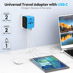 JMFONE Universal Travel Plug Adapter, International Power Adapter - Image 2
