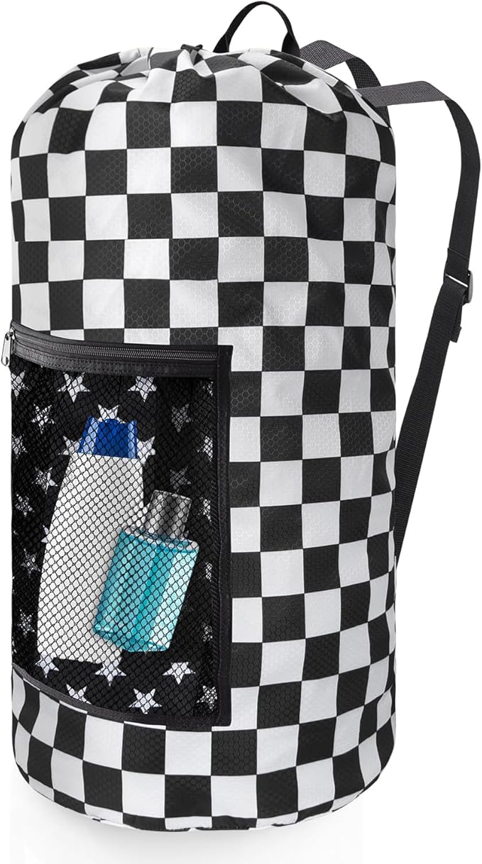 Positive Square Travel Laundry Bag Backpack, Portable by Unknown