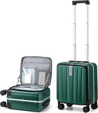 Hanke 16 Inch Underseat Carry On Suitcases by Hanke