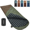 KingCamp Sleeping Bag for Adults, Cold Weather & Warm XL Big and Tall Flannel by KingCamp