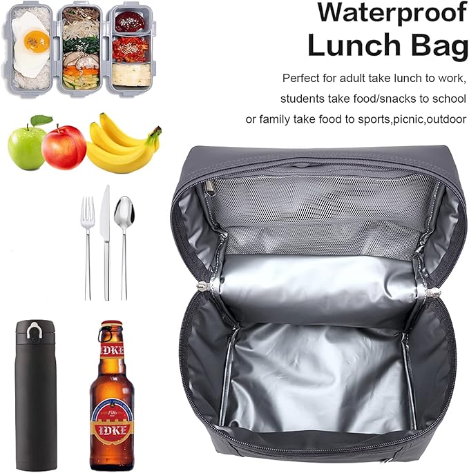 NOL Natural Organic Lifestyle Insulated Lunch Bags - Image 7