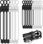 Nearockle Silicone Cable Ties Cord Organizer Cable Management by ELECTRONICSORGANIZATION