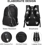 Black Backpack for School, college Backpack for Teens, - Image 5