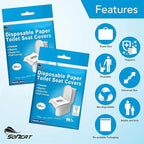 Disposable Toilet Seat Covers Flushable XL 50 Pack – Adults & Kids Potty - Image 7