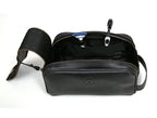 10" Premium Leather Toiletry Travel Pouch - Image 3