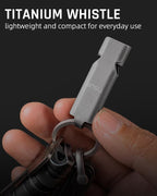 TISUR Loud Emergency Whistles, 130db+ Lifeguard Safety Whistle Keychain - Image 4