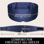 Zenssia Satin Sleep Mask for Women and Men, Lightweight Padded Eye Mask - Image 7